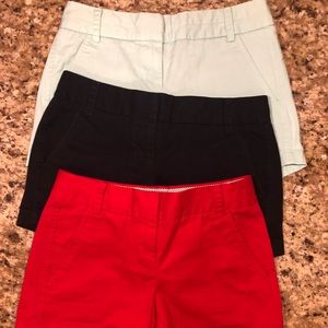 J Crew Women’s Shorts Lot, Size 00, EUC